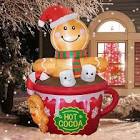 Cocoa Gingerbread Inflatable