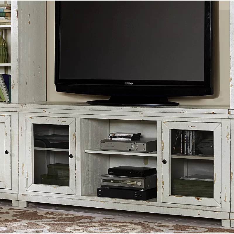 Distressed White Dauntsey 68'' Media Console 