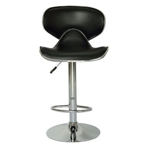 Stainless Steel Black Modern Bar Stool