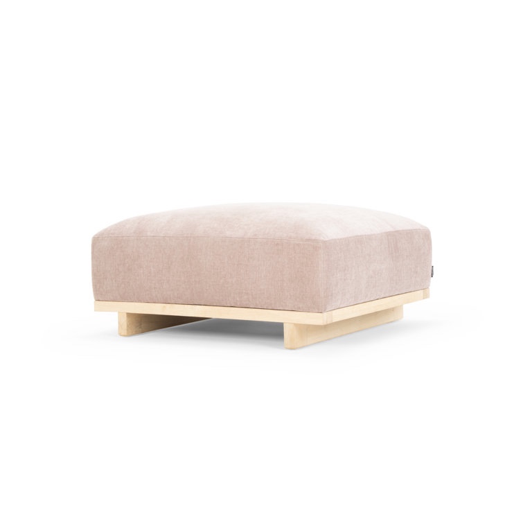 Fila 32.7" Wide Square Footstool Ottoman with Storage