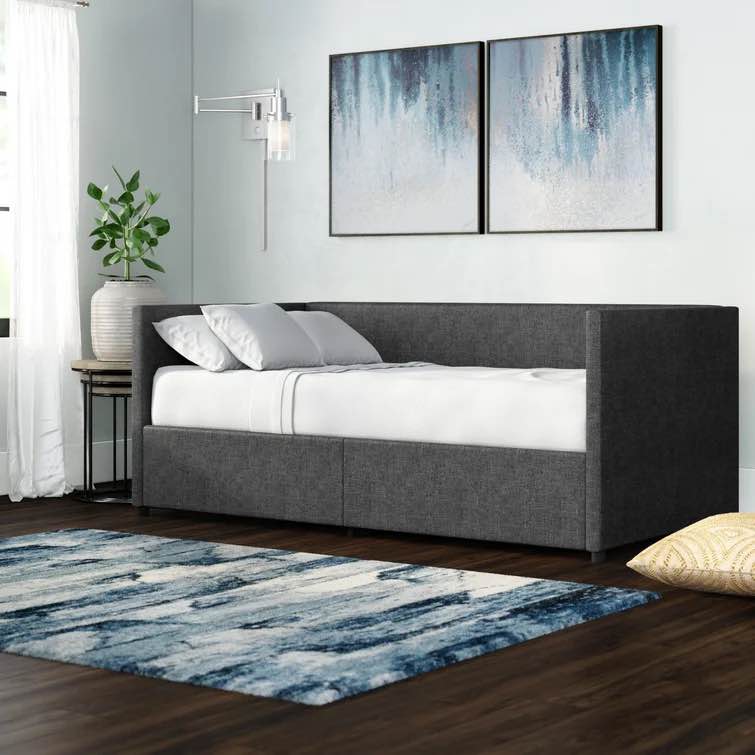 Anais Upholstered Daybed with Drawers