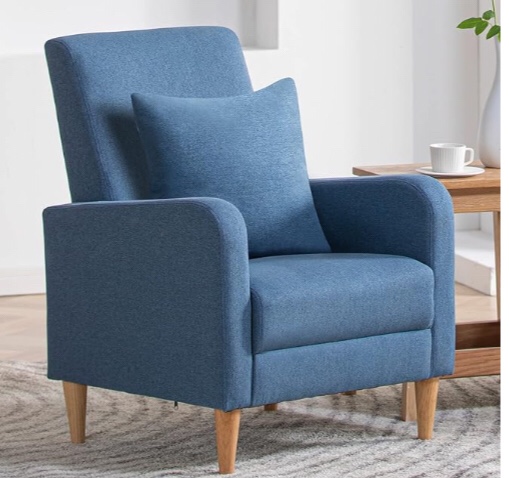 B248 Blue accent Chair 