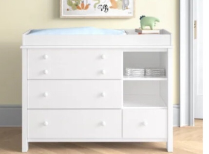 large changing table (similar to stock photo incomplete) 