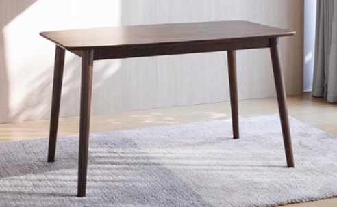 Aslan 47” table walnut 