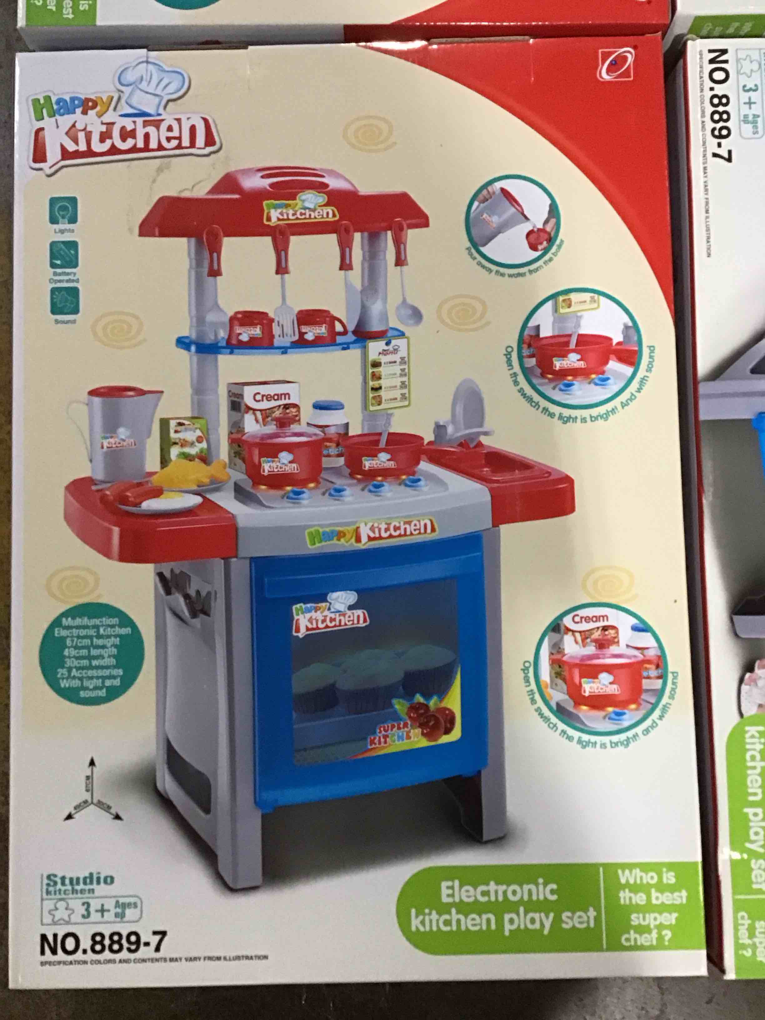 Happy kitchen, electronic kitchen, playset, 3+ Picture similar