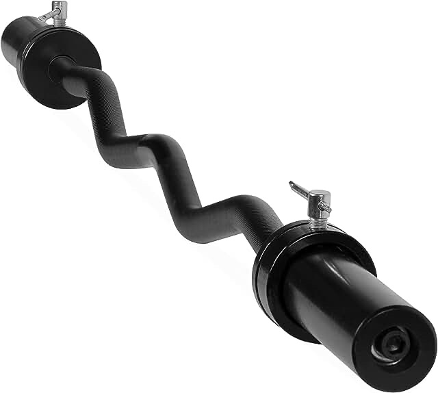 cap black curl bar