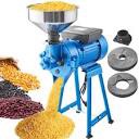 DDMPSGWY3000WPEK7V1 VEVOR Electric Grain Mill Grinder, 1500W 110V Spice Grinders, Commercial Corn Mill with Funnel, Thickness Adjustable Powder Machine, Heavy Duty Feed Flour Cereal Mill Wheat Grinders, Dry & Wet Grinder