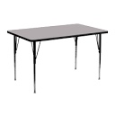 activity table legs, grey, legs only