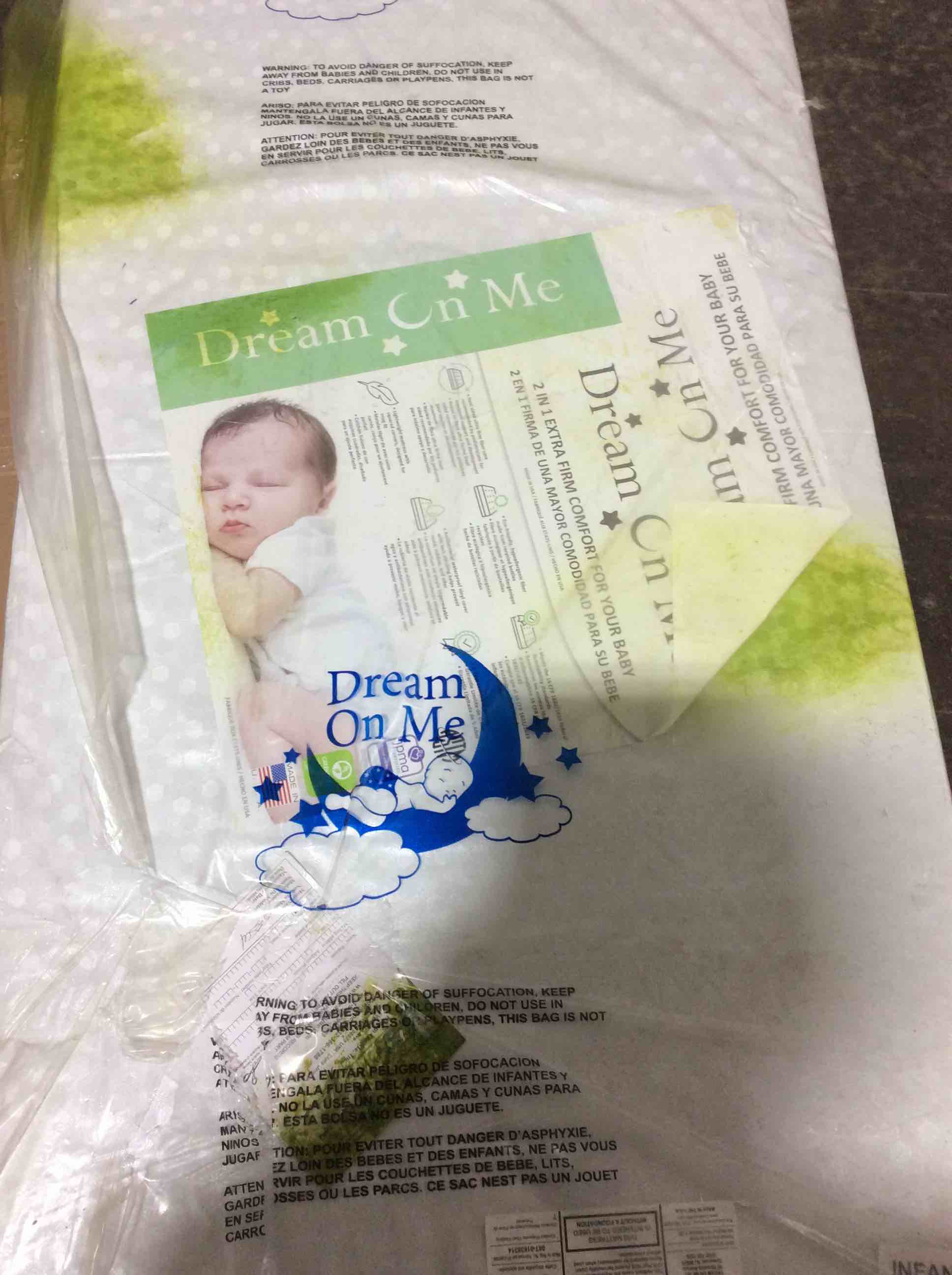 Dream on me baby bed mattress