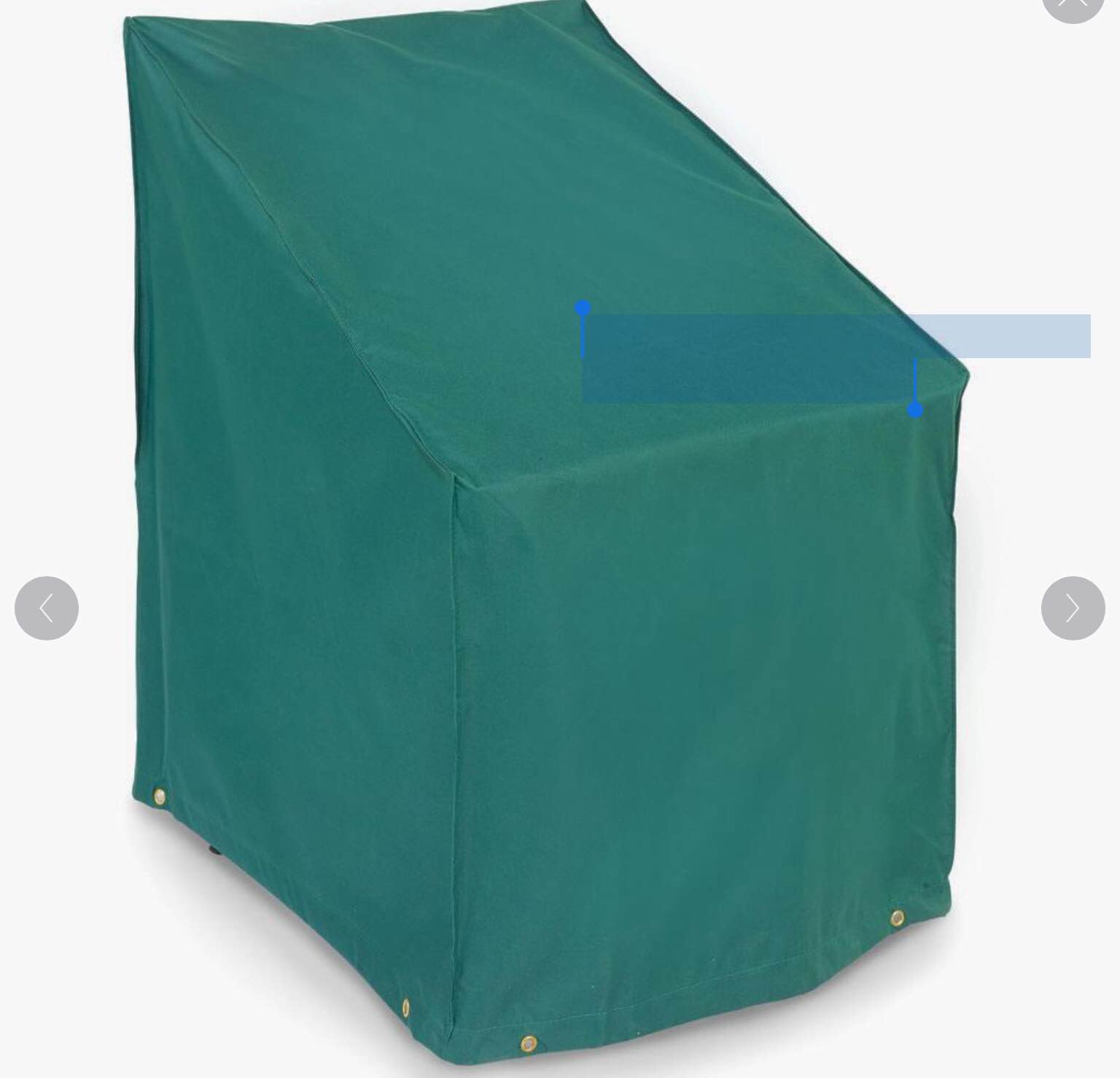 The Better Outdoor Furniture Covers (High-Back Chair Cover)