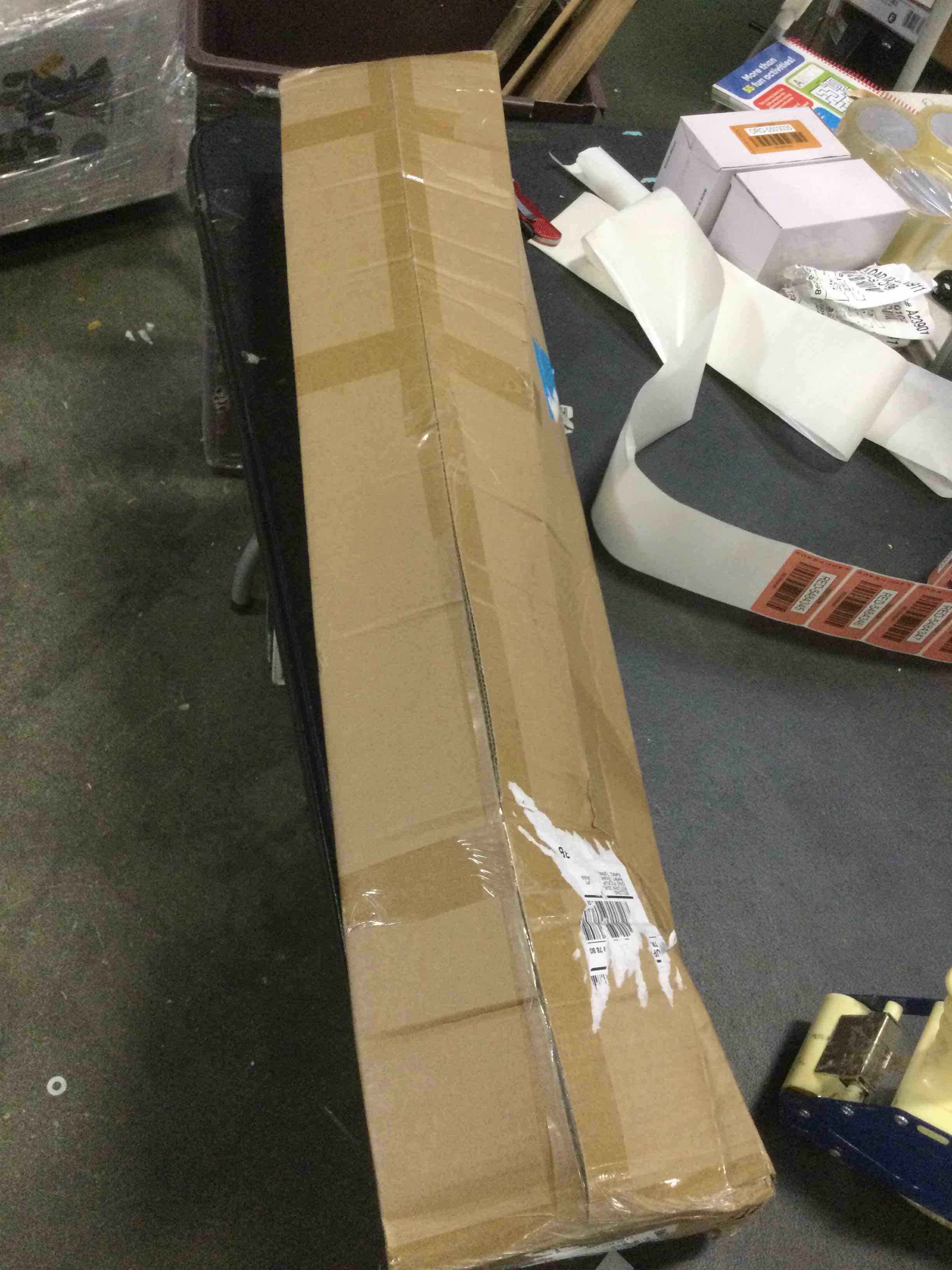 stair handrail double column 