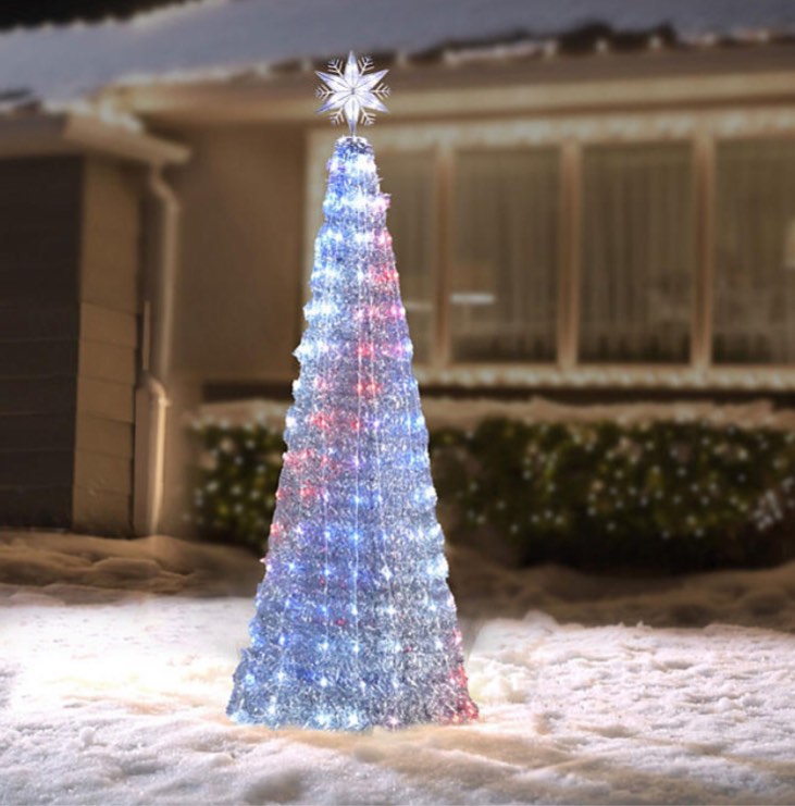 Member's Mark Pre-Lit 6' Color Changing Tree - Silver