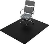 Naturehydro Large Chair Mat for Hardwood Floor Black, 60" x 46" Easy Glide Rolling Office Floor Mats on Hard Floors for Office & Home BPA and Phthalates Free - Rectangle