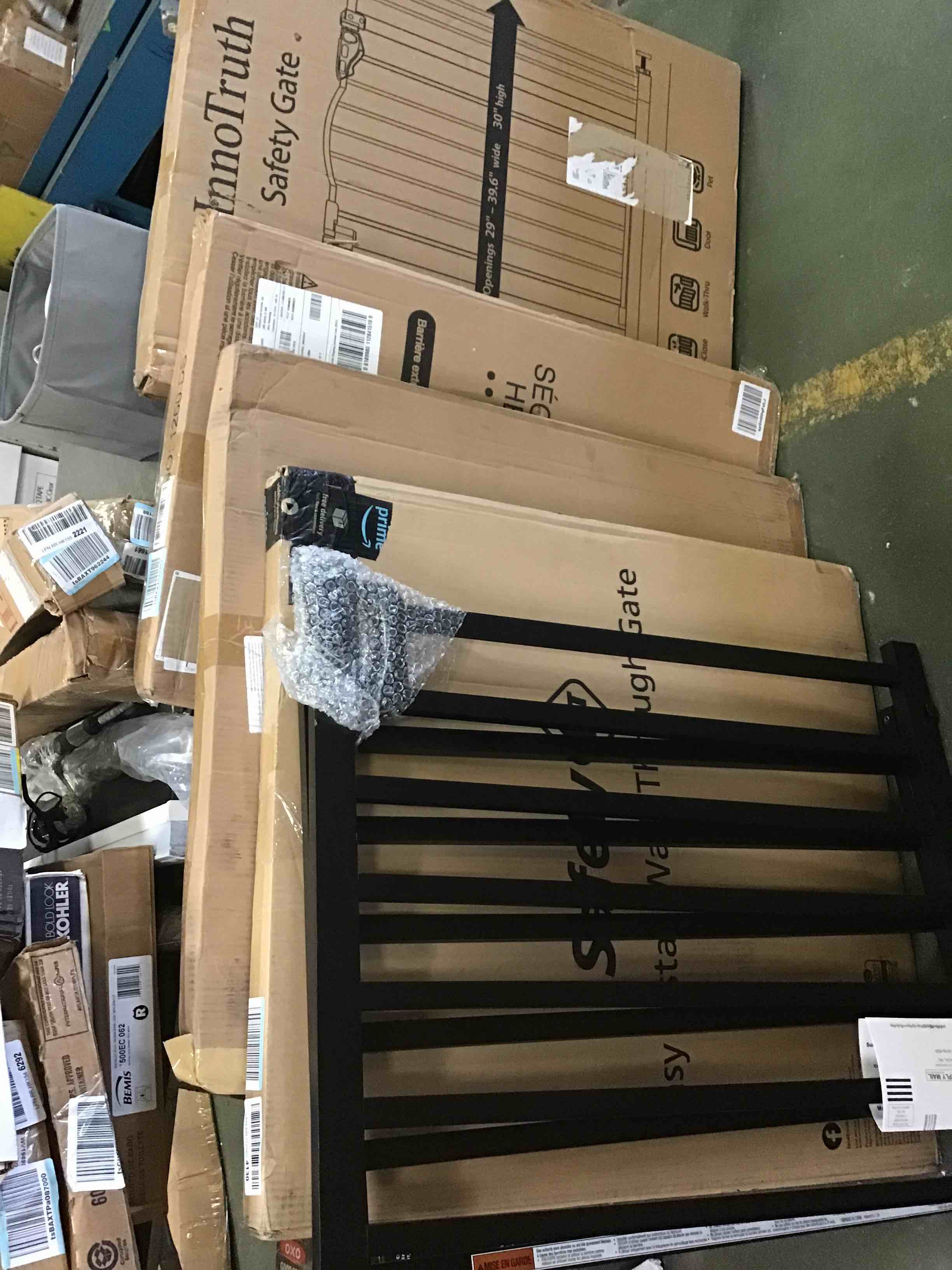 assorted baby gates 