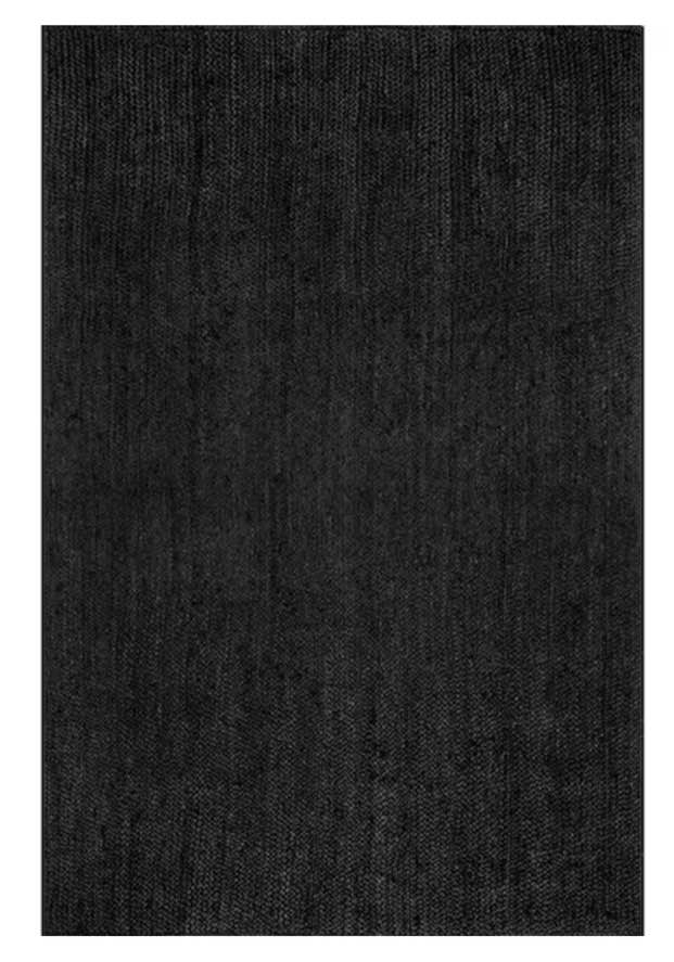 (Similar to Image) 4 x 6 Rectangular Carpet, Black