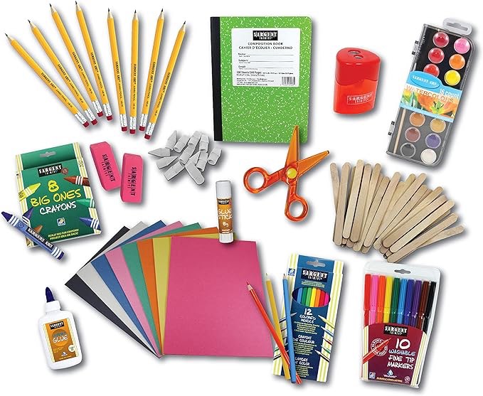 (Case o Approximately 150) Assorted School/Office Supplies, Includes Notebooks, Pencils, Storage Cases, Binders and More