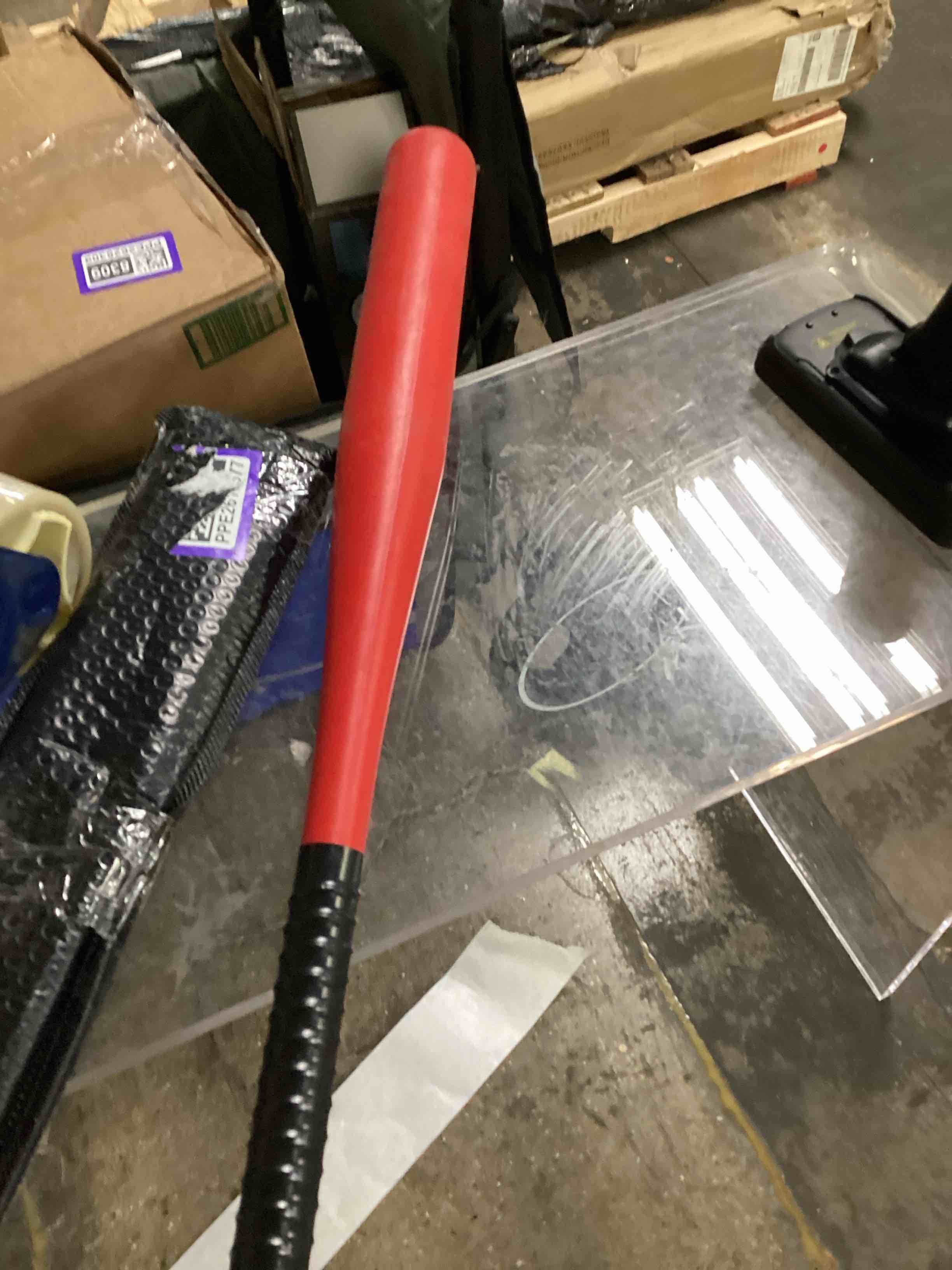 Plastic baseball bat