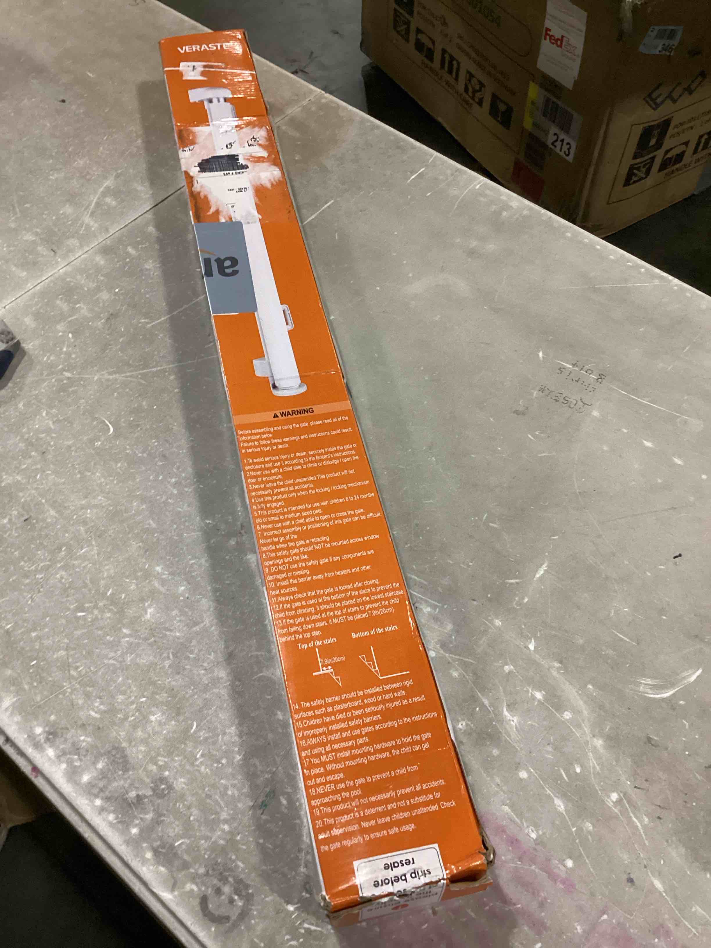 Veraste Retractable Baby Gate,Mesh Baby Gate or Mesh Dog Gate,33" Tall