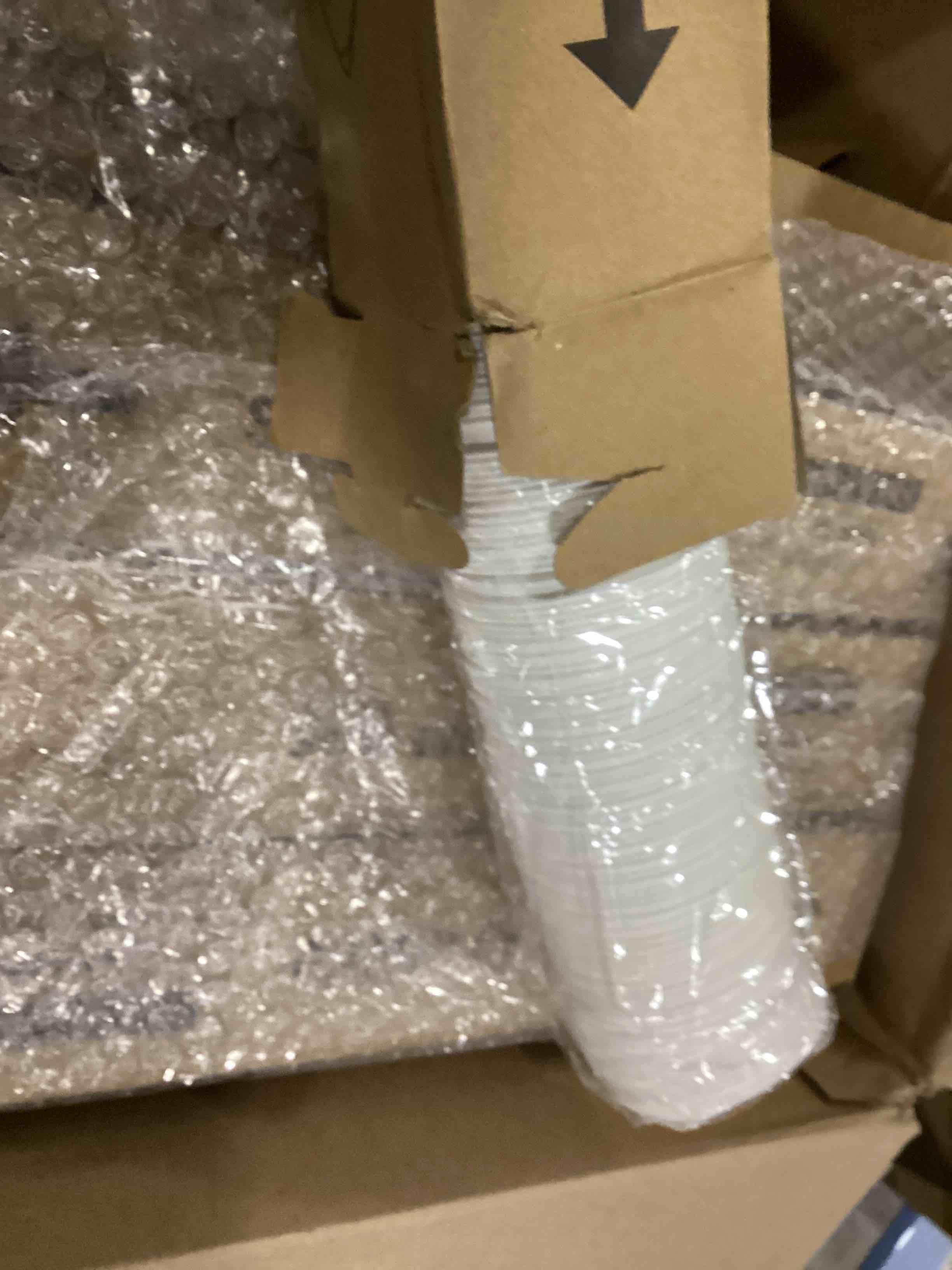 Roshtia 1600 Pcs Paper Cone Cups Thicken Cone Cups Disposable Cone