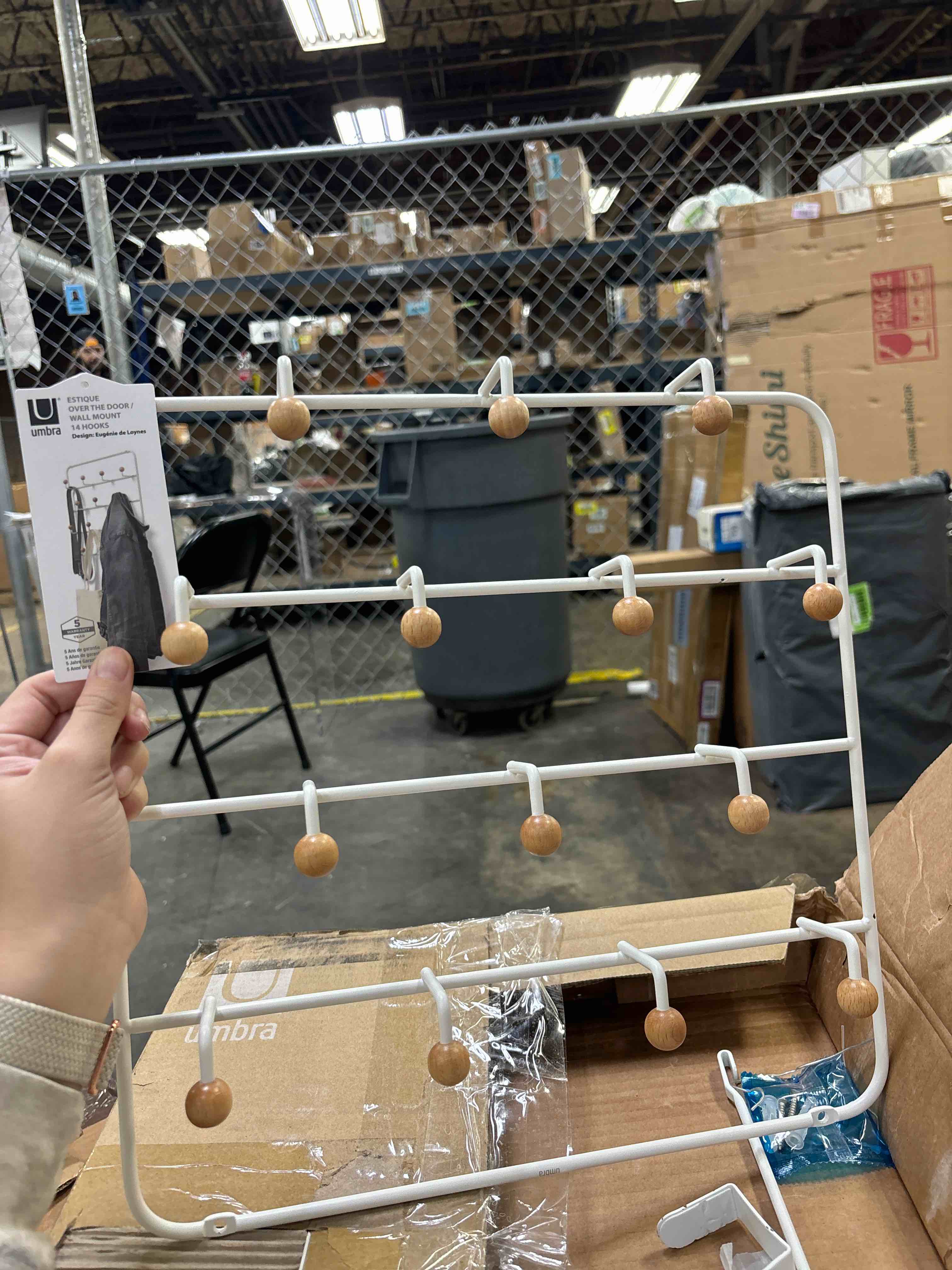 Umbra Estique Over The Door/Wall Mount 14 Hooks