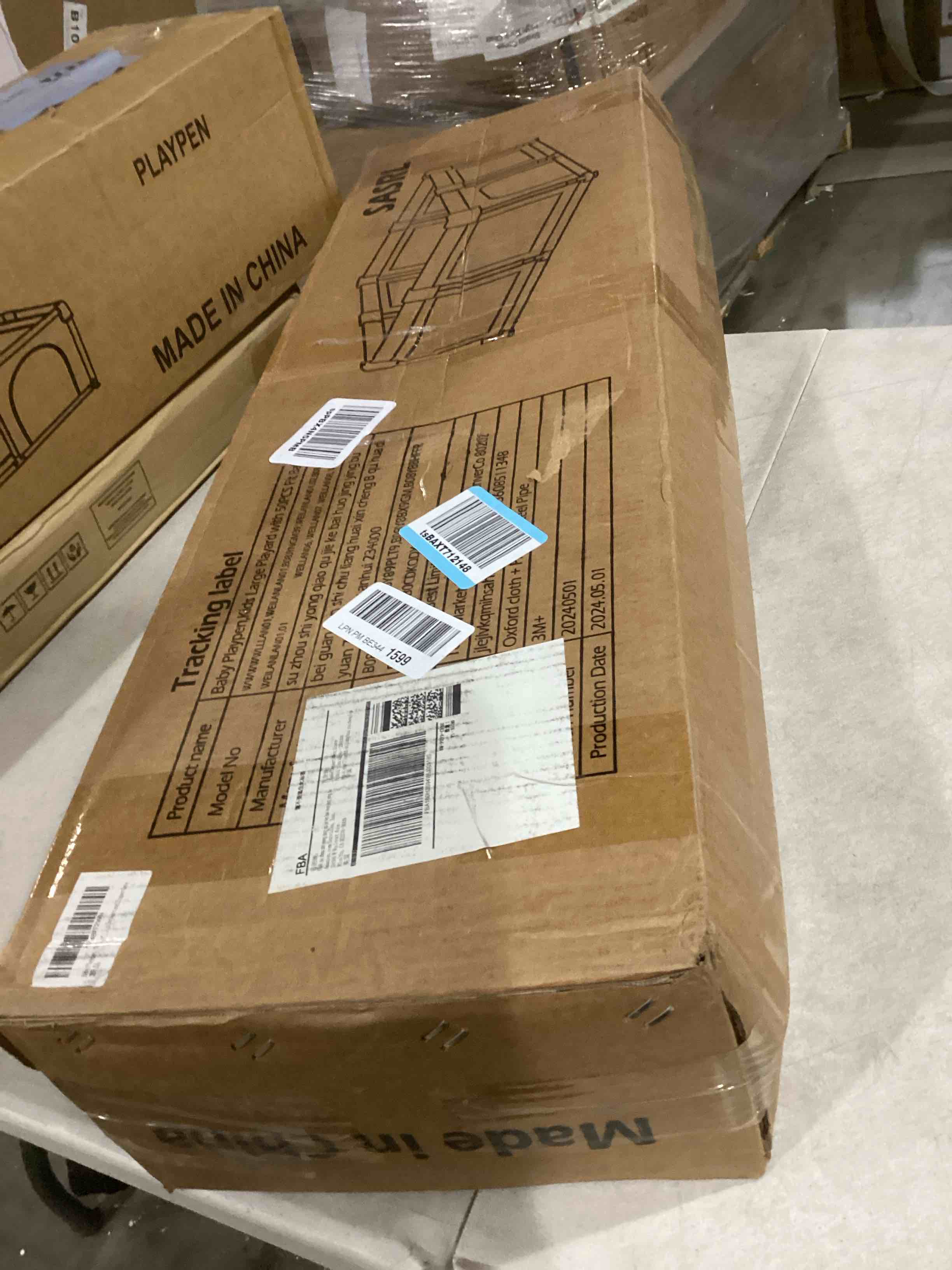 Baby Playpen, 79" X 63" Large Baby Playard Playpen for Babies and