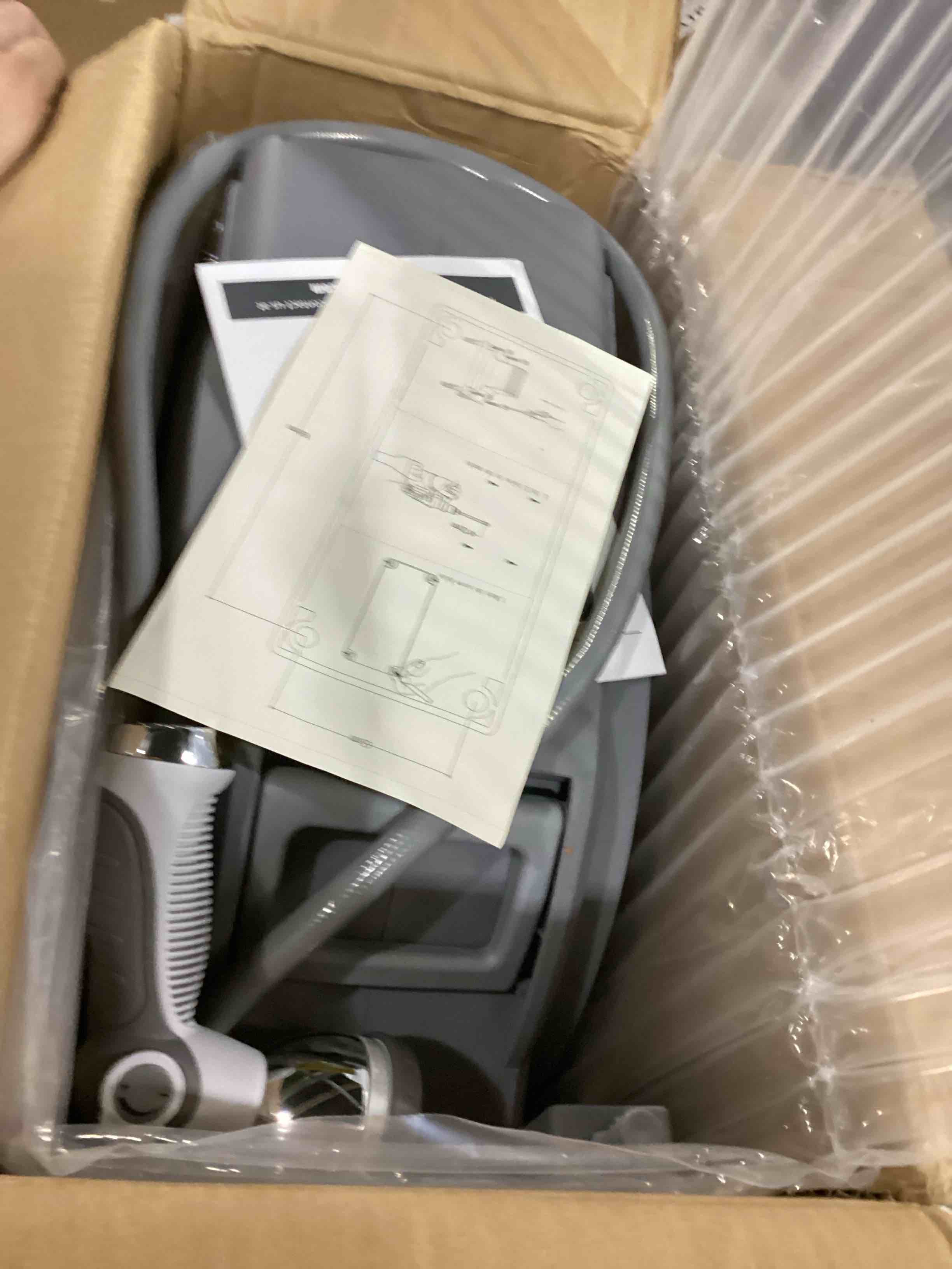 1/2" x 110 ft Retractable Hose Reel, Heavy Duty Retractable Garden Hose