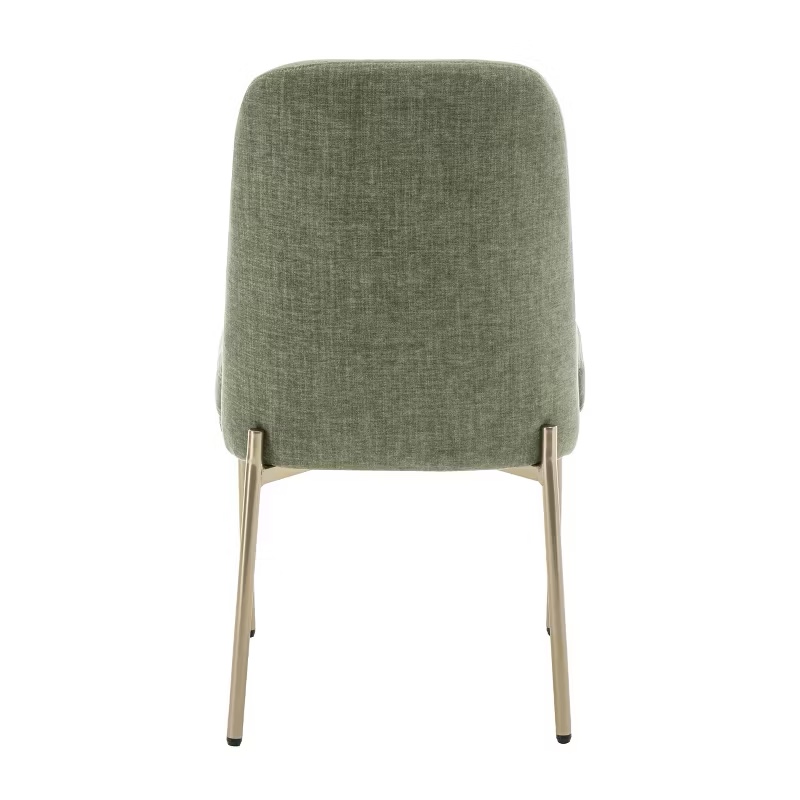 wovenbyrd bently modern curved back d chair with metal base
