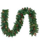 Runquiz. christmas   garland  pine cones