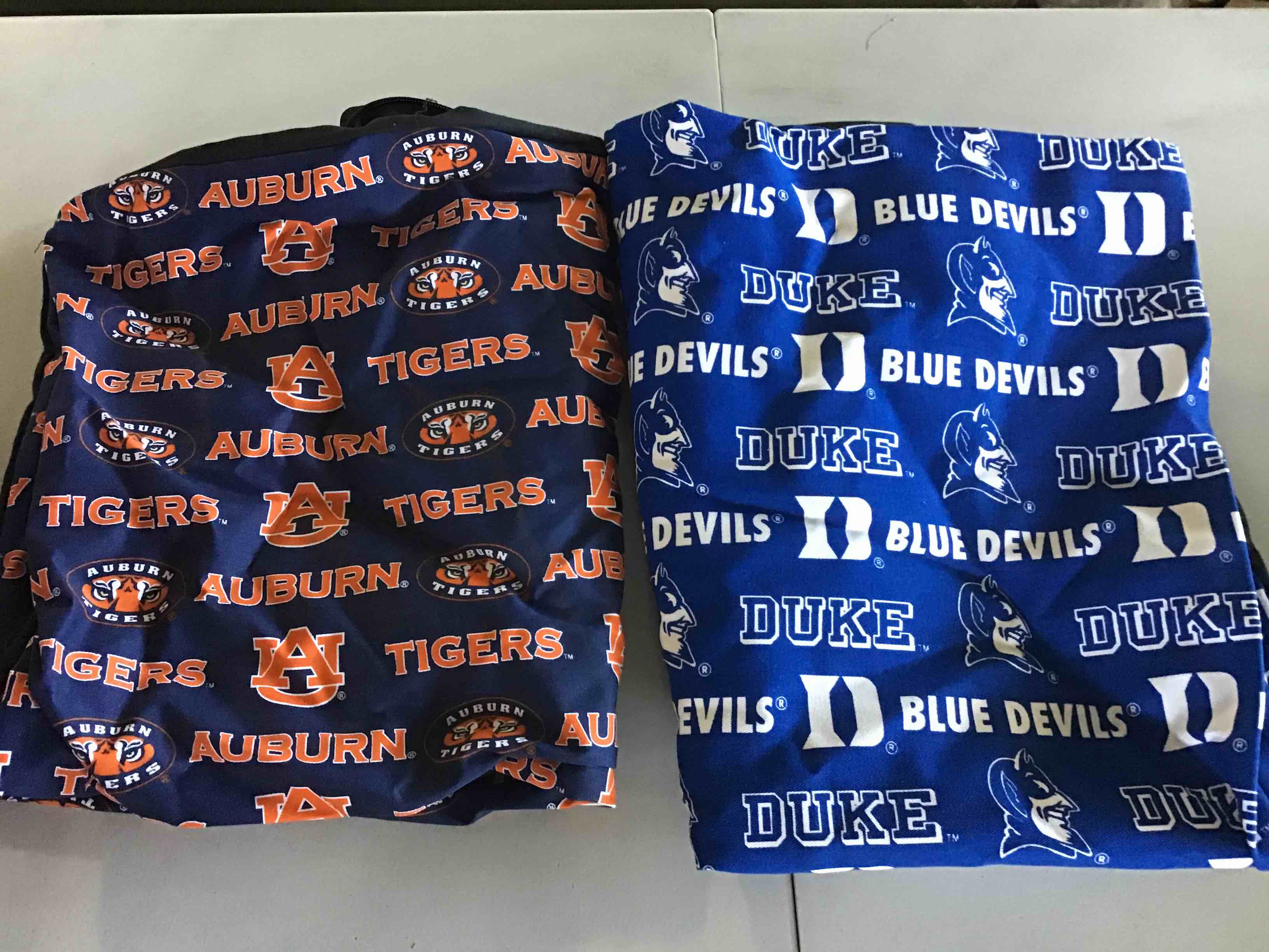Assorted size and style Collegiate Pet Beds Pillow Covers