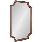 hogan scallop mirror 24 x 36 dk walnut-1