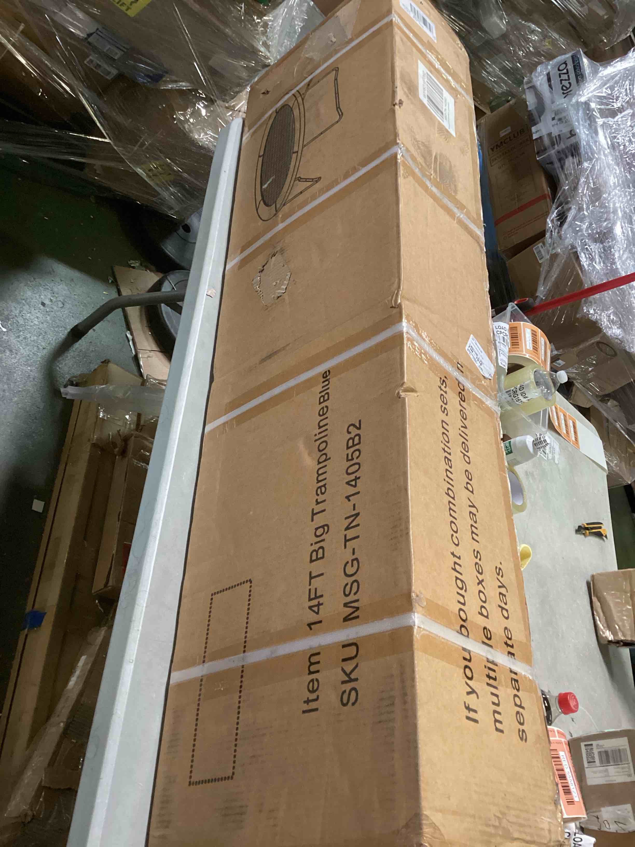 14 ft big trampoline