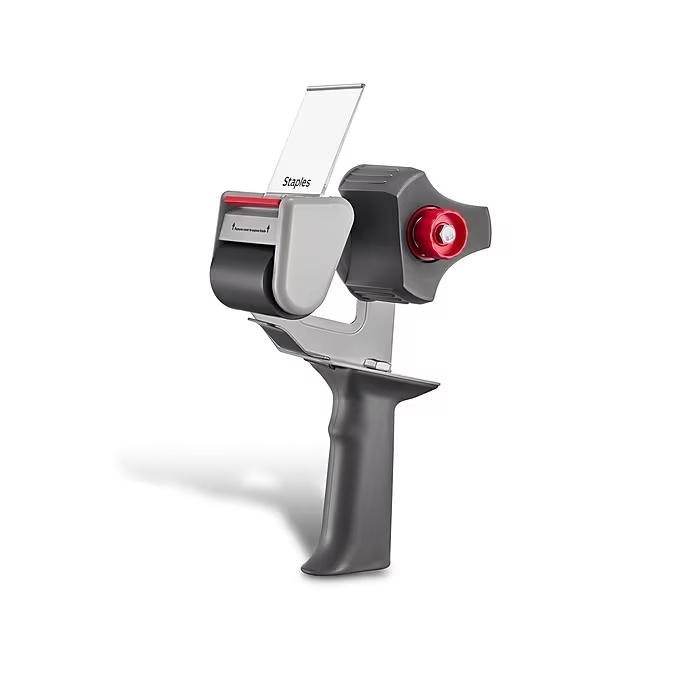 Staples 2" Packing Tape Dispenser, Gray 