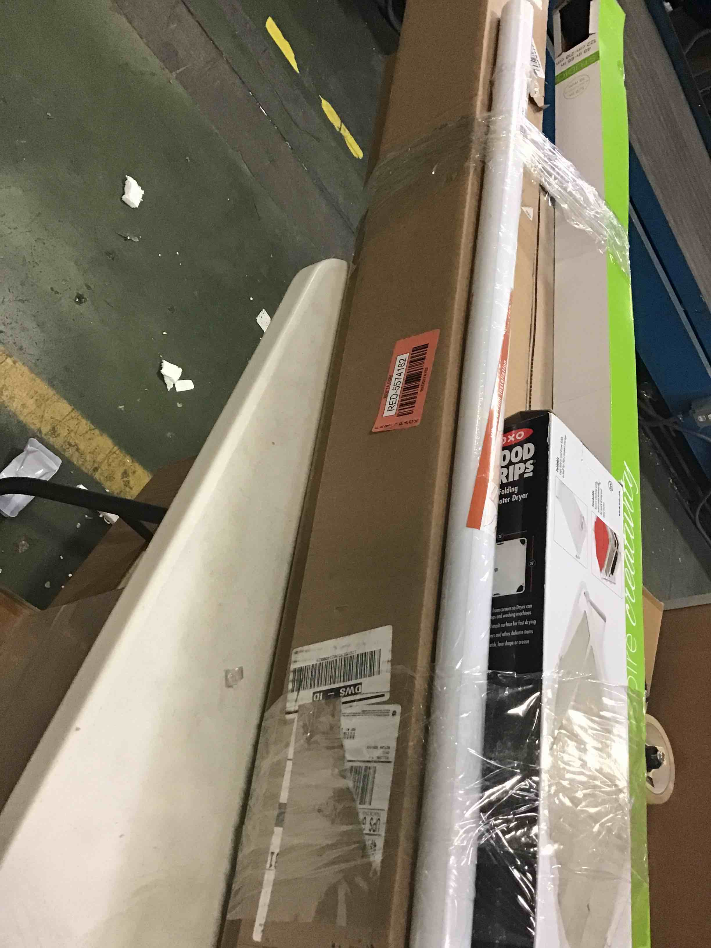 Assortment of Miscellaneous products (May Include cordless shade, curtain rods, retractable baby gate, Led universal linear lamp and more or other use)