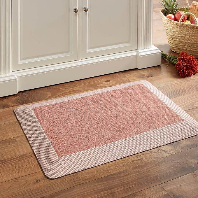 Martha STEWART Mira Anti Fatigue Air Kitchen Mat, Spice, 19.6"x32" Rectangle