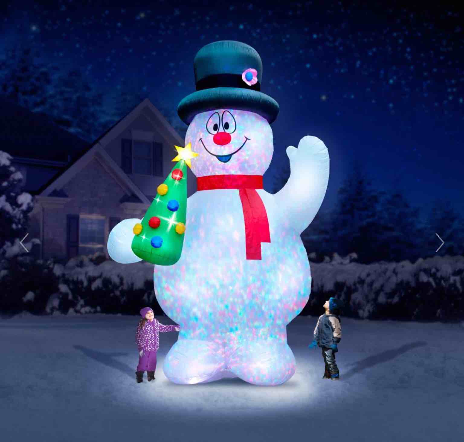 The 16' Frosty The Snowman Lightshow