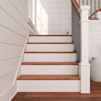 RETRORISER 7.5-in W × 42-in L × 0.3437-in T White Poplar Wood Stair Riser