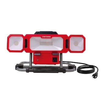 CRAFTSMAN 3000-Lumen LED Red Plug-in Portable Work Light