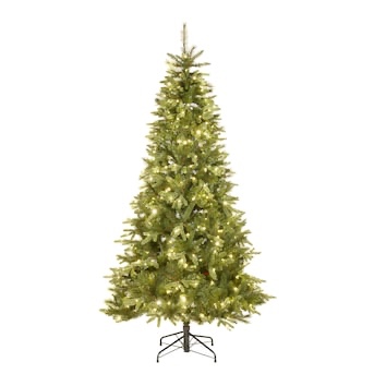 HOLIDAY LIVING 7.5-ft Brighton Spruce Pre-lit Artificial Christmas Tree with LED Lights