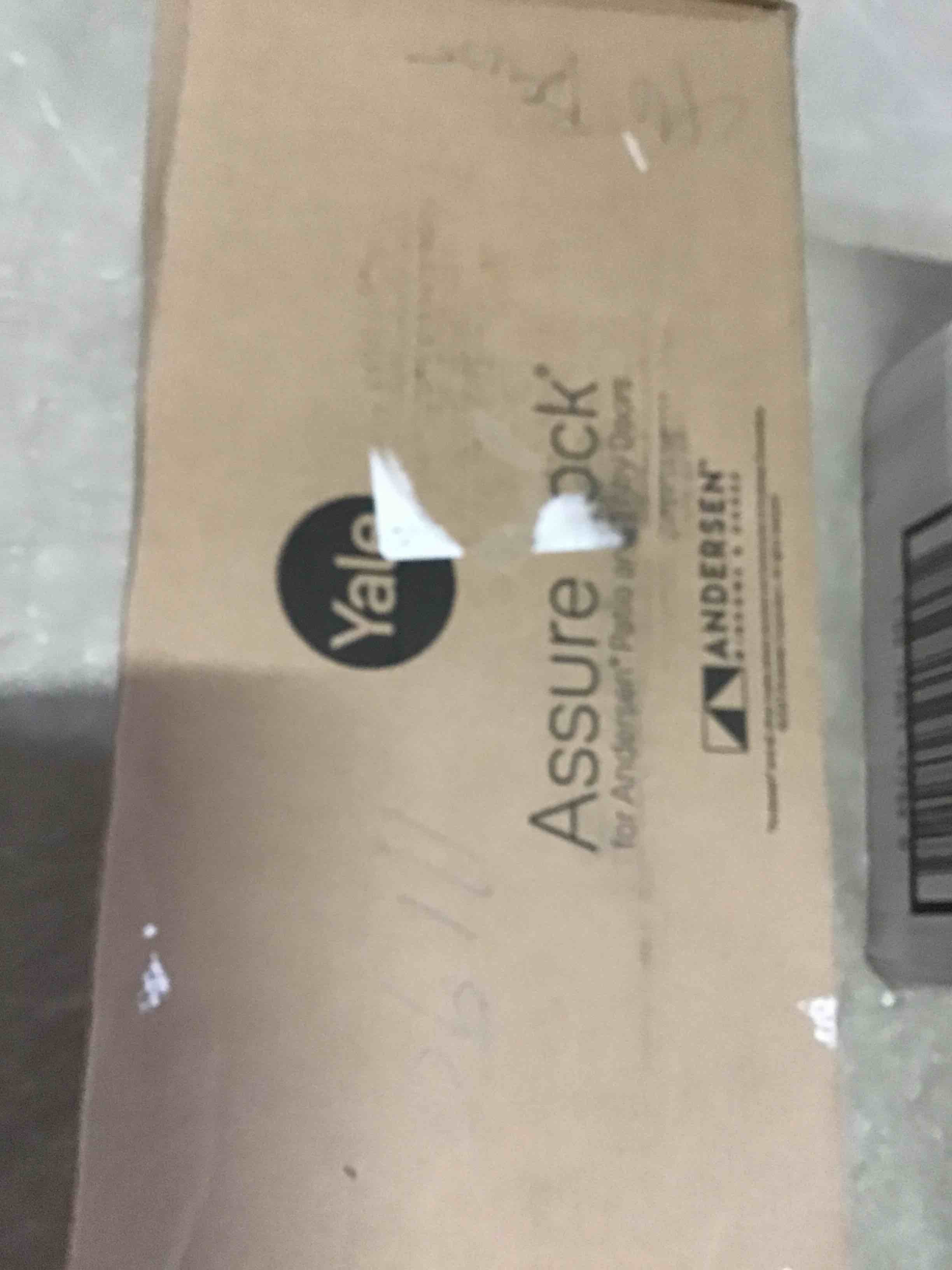 Yale Assure Lock for Andersen® Patio Doors, WiFi and Bluetooth, Black