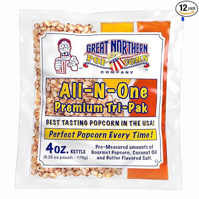 Great Northen Pop Corn Company All-n-one Premium 12oz 4-pack