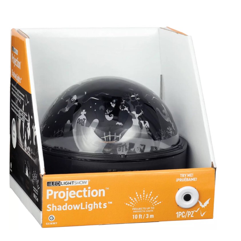 Gemmy LED Light Show Projection Shadow Lights Rotating Halloween  (Similar Image)