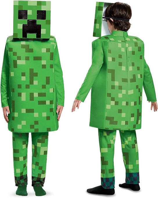 Disguise Minecraft Creeper Deluxe Costume for Boys  6/7