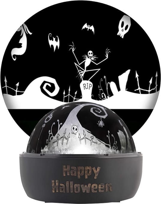 Halloween Lightshow Projection-Tabletop ShadowLights (Tim Burtons the nightmare before Christmas) (Similar Image)