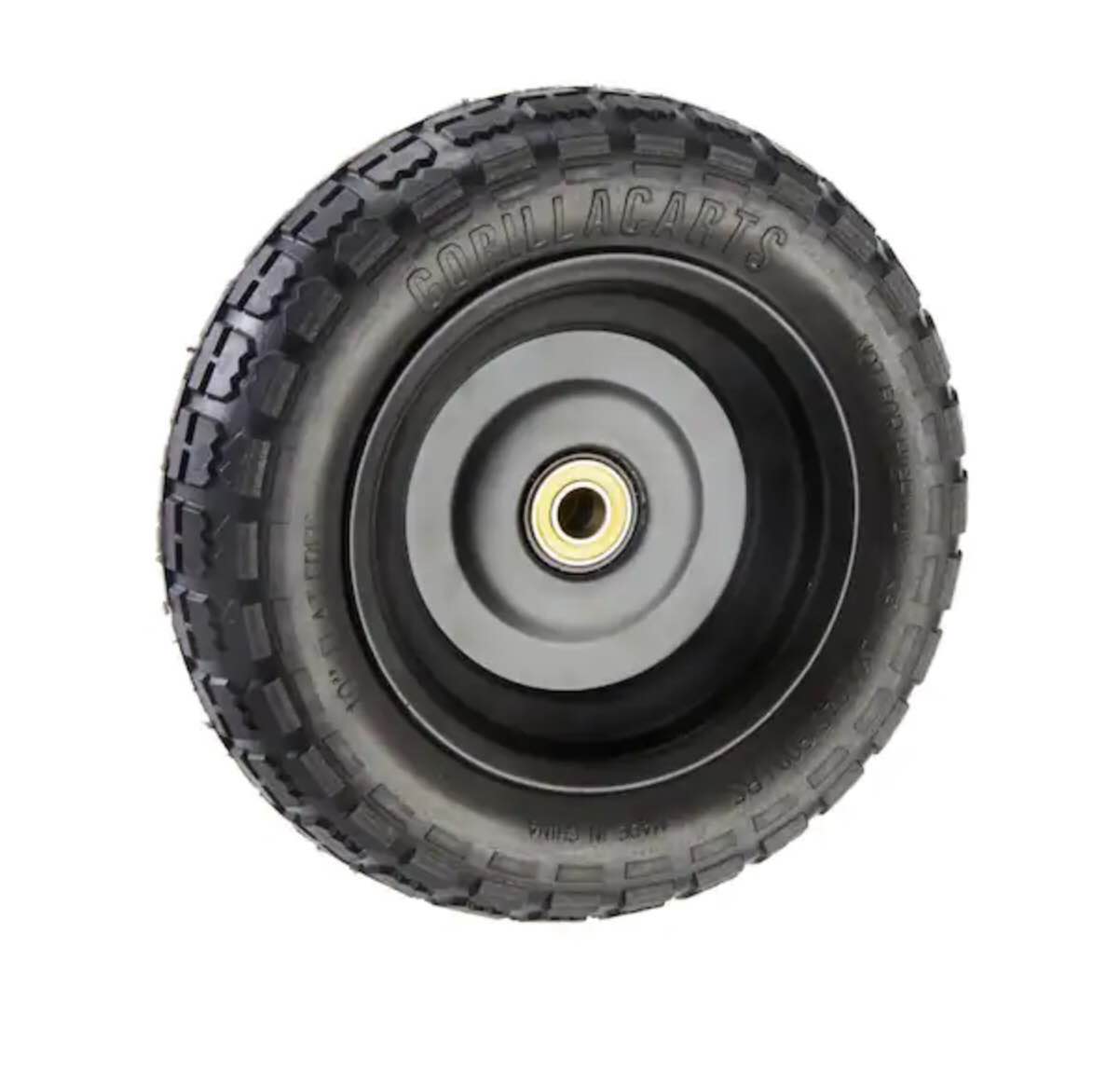 GORILLA CARTS 10 in. No Flat Replacement Tire for Gorilla Carts (2-Pack)