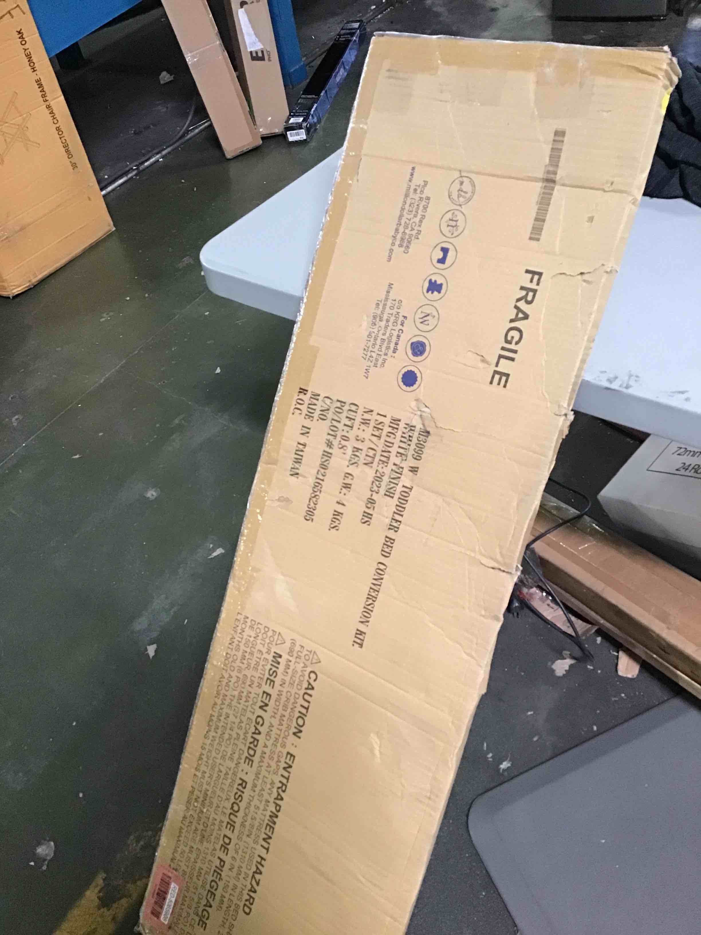 Toddler bed conversion kit