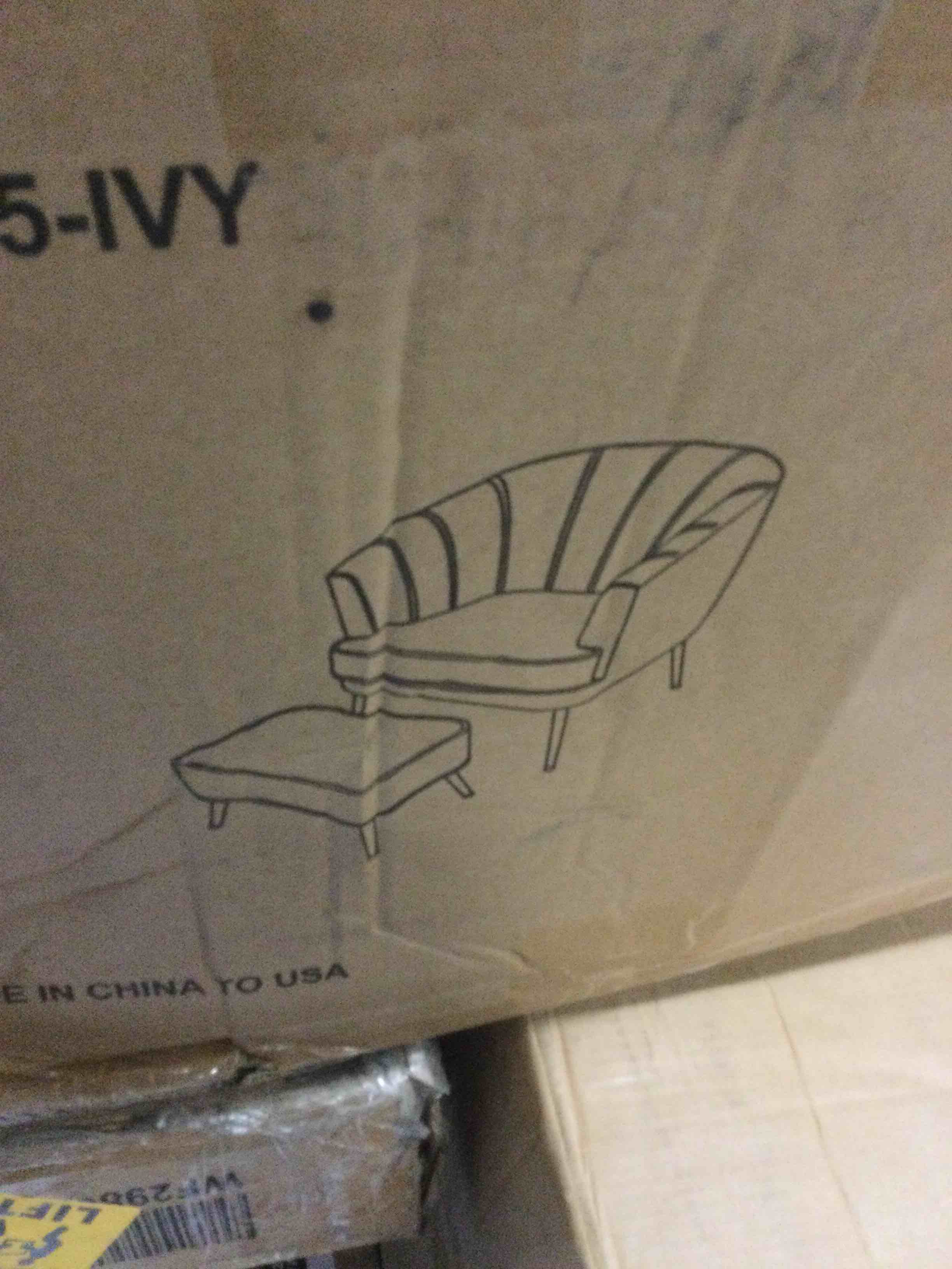 Chair and foot stool