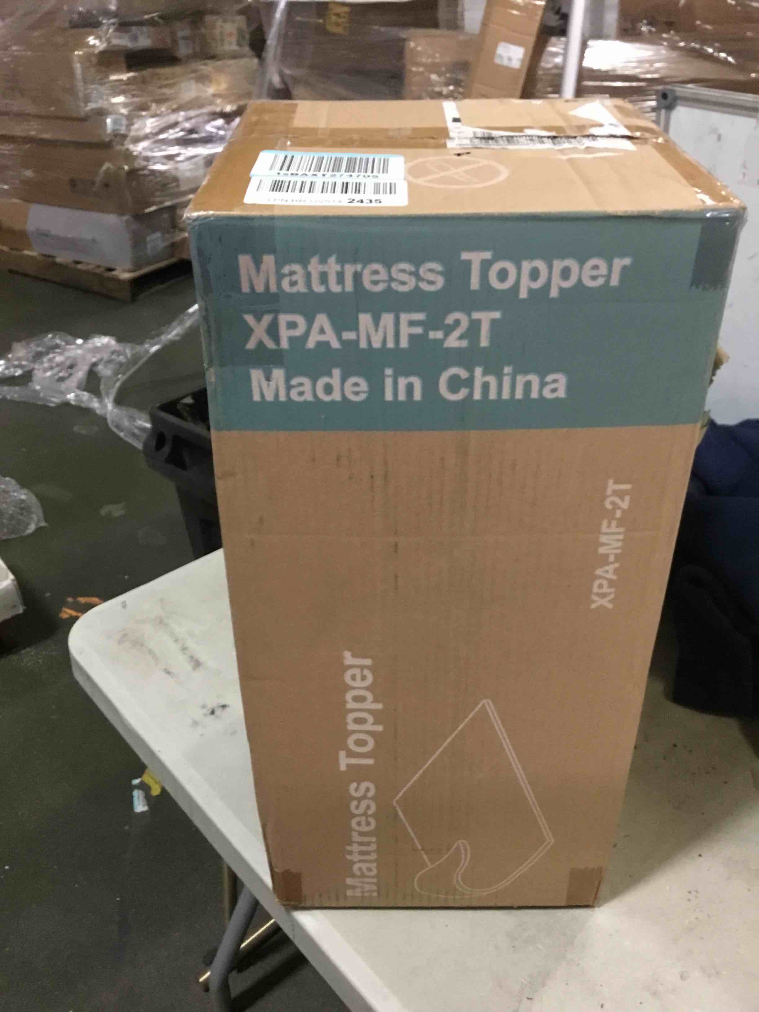 Mattress topper, size unknown