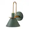 HUOKU Nimbus 1-Light Green LED Wall Sconce with Empire Shade