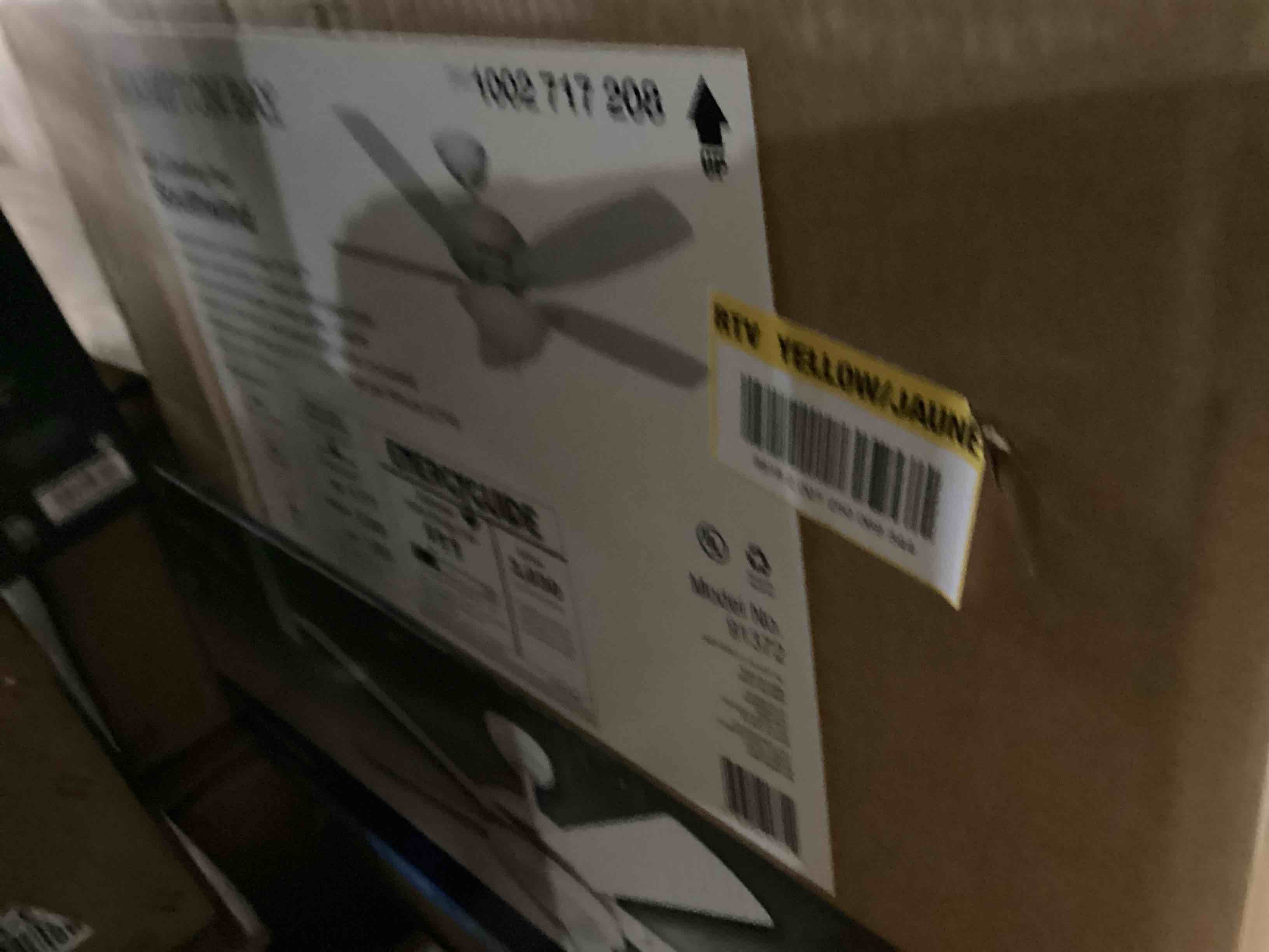 Hampton Bay Southwind 52 in. LED Indoor Matte White Ceiling Fan with Light Kit and Remote Control