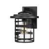  1-Light Black Medium Farmhouse Outdoor lighting fixture Wall Lantern Sconce For Porch Light